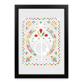 Jewels of Kabylia - Framed poster (27 × 37 cm) - black - Front