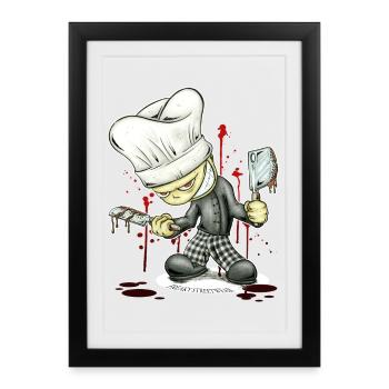 Kleiner Koch - Framed poster (27 × 37 cm) - black - Front