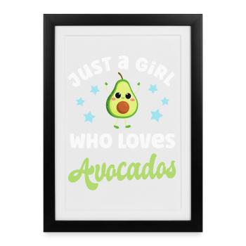 Avocado - Framed poster (27 × 37 cm) - black - Front