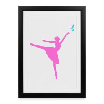 Dancer - Framed poster (27 × 37 cm) - black - Front