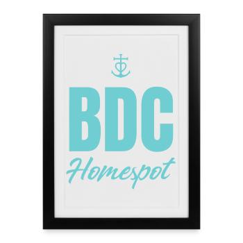 BDC - Brafougne de Camargue - Kite Homespot - Framed poster (27 × 37 cm) - black - Front