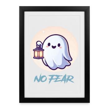 Lanterne fantôme No Fear - Affiche encadrée (27 × 37 cm) - noir - Devant
