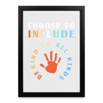Special Needs School Teacher Special Education Pedagogue - Framed poster (27 × 37 cm) - black - Front