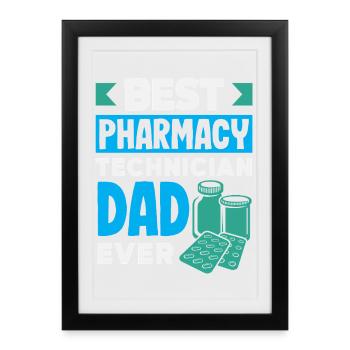 Pharmacist Pharmaceutical Technical - Framed poster (27 × 37 cm) - black - Front