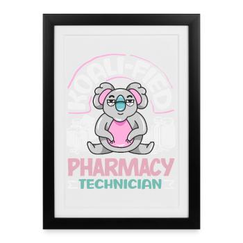 Pharmacist Pharmaceutical Technical - Framed poster (27 × 37 cm) - black - Front