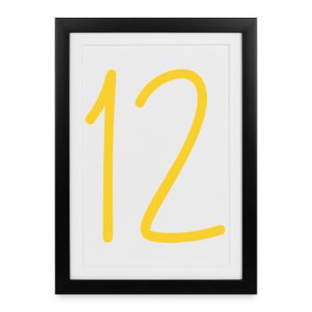 12 - Framed poster (27 × 37 cm) - black - Front