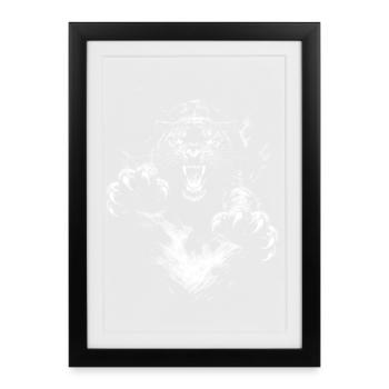Black Panthers - Framed poster (27 × 37 cm) - black - Front