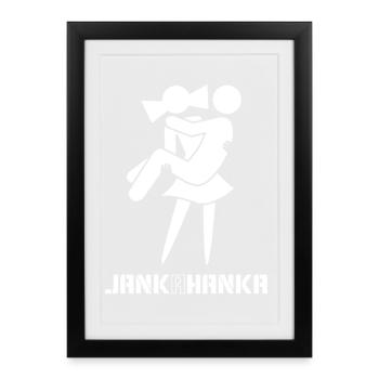 JANK A HANKA - Framed poster (27 × 37 cm) - black - Front