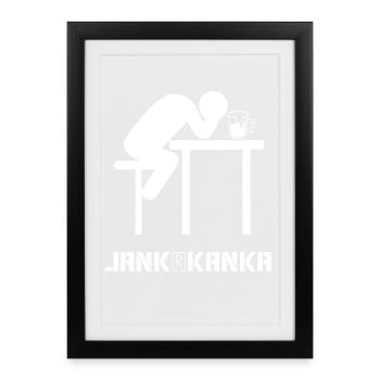 JANKA A KANKA - Affiche encadrée (27 × 37 cm) - noir - Devant