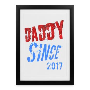 DADY SINCE - Framed poster (27 × 37 cm) - black - Front