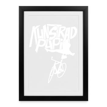 Artistic cycling, artistic cycling, indoor cycling - Framed poster (27 × 37 cm) - black - Front