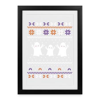 Three Sweet Ghosts - Framed poster (27 × 37 cm) - black - Front