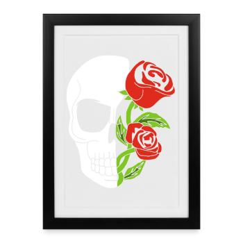 La vie après la mort - Affiche encadrée (27 × 37 cm) - noir - Devant