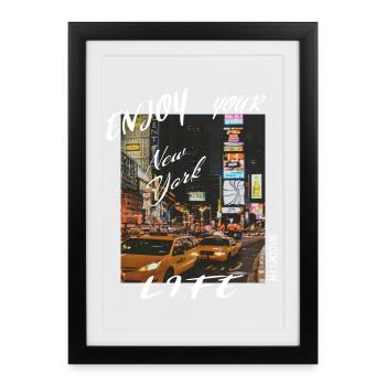 New York City - Affiche encadrée (27 × 37 cm) - noir - Devant