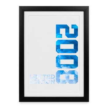 18E ANNIVERSAIRE ÉDITION LIMITÉE 2008 - Affiche encadrée (27 × 37 cm) - noir - Devant