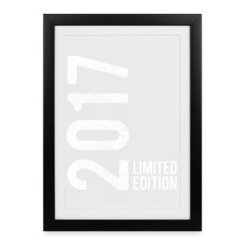 ENFANTS 8 ANS 8ÈME ANNIVERSAIRE ÉDITION LIMITÉE 2017 - Affiche encadrée (27 × 37 cm) - noir - Devant