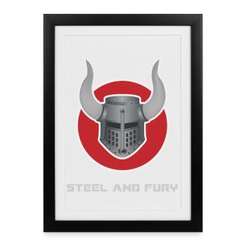 Barbarian Warrior Sport - Framed poster (27 × 37 cm) - black - Front