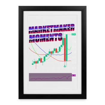Trading Trading Exchange Crypto Stocks - Affiche encadrée (27 × 37 cm) - noir - Devant