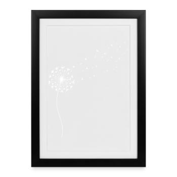 Dandelion Dandelion - Framed poster (27 × 37 cm) - black - Front