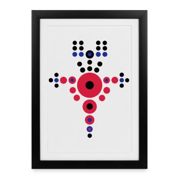 viking - Framed poster (27 × 37 cm) - black - Front