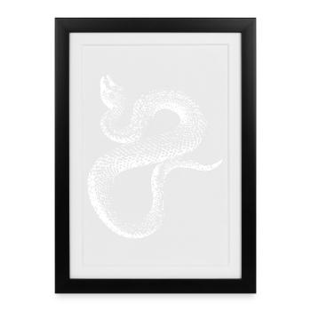 Snake 3.1 - Framed poster (27 × 37 cm) - black - Front