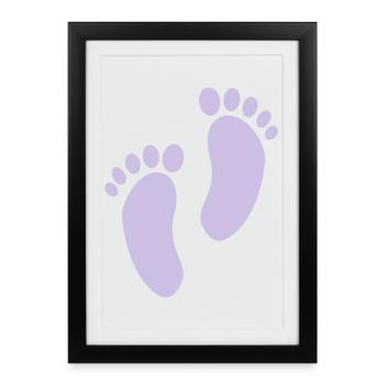 2541614 15465747 foot - Framed poster (27 × 37 cm) - black - Front