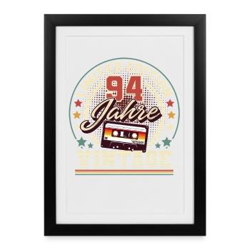 94th Birthday - Framed poster (27 × 37 cm) - black - Front