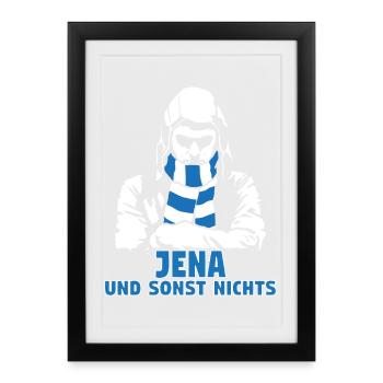 Jena_ _und_sonst_nichts - Affiche encadrée (27 × 37 cm) - noir - Devant