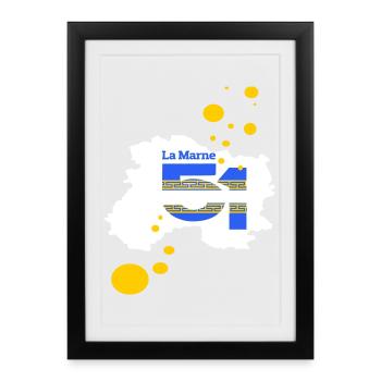 The Marne 51 - Framed poster (27 × 37 cm) - black - Front