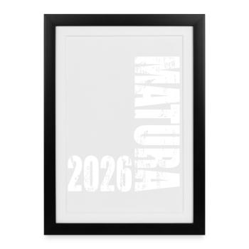 Maturité 2026 - Affiche encadrée (27 × 37 cm) - noir - Devant