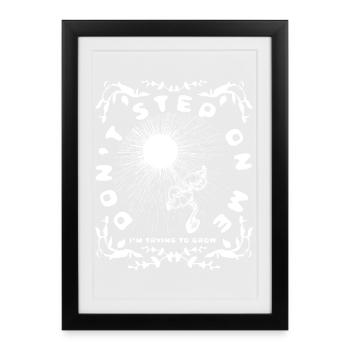 DON'T STEP ON ME - Framed poster (27 × 37 cm) - black - Front