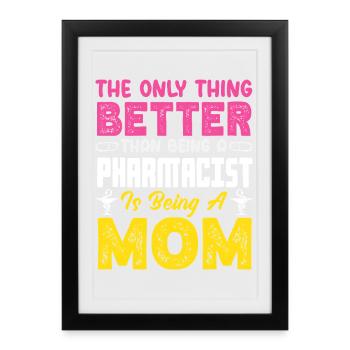 Pharmacist Pharmaceutical Technical - Framed poster (27 × 37 cm) - black - Front
