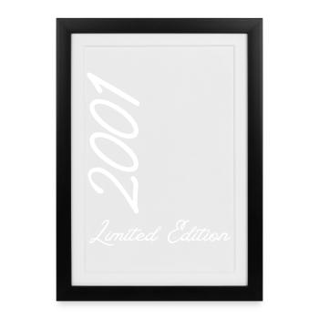Year 2001 Limited Edition - Framed poster (27 × 37 cm) - black - Front