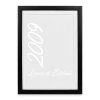 Année 2009 édition limitée - Affiche encadrée (27 × 37 cm) - noir - Devant