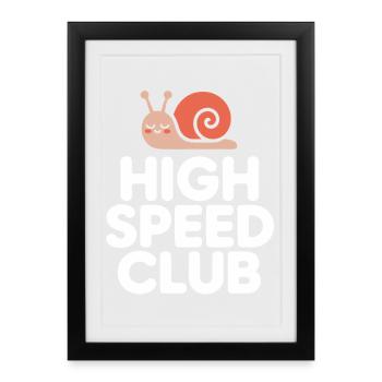 High Speed Screw - Framed poster (27 × 37 cm) - black - Front