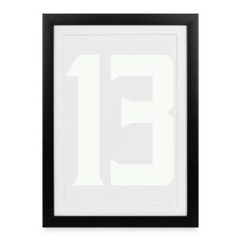 13 - Framed poster (27 × 37 cm) - black - Front
