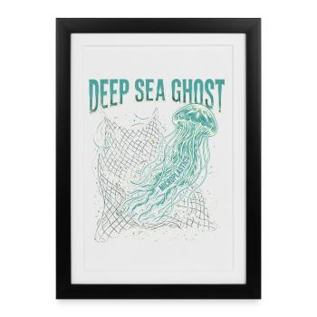 Deep Sea Ghost - Framed poster (27 × 37 cm) - black - Front
