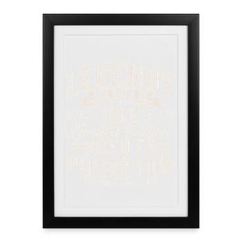 1986 Vintage Birthday Vintage Retro Gift - Framed poster (27 × 37 cm) - black - Front