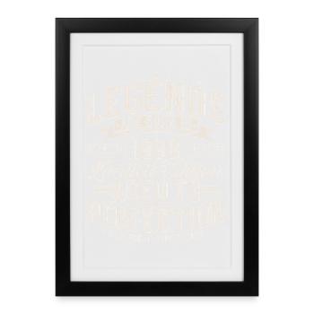 1996 Vintage Birthday Vintage Retro Gift - Framed poster (27 × 37 cm) - black - Front