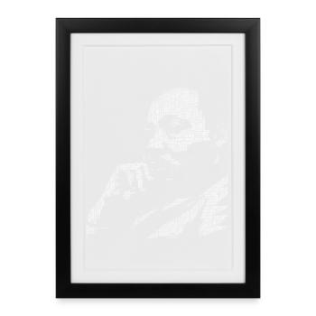 MArtin luther King i have a Dream Black power anti - Framed poster (27 × 37 cm) - black - Front