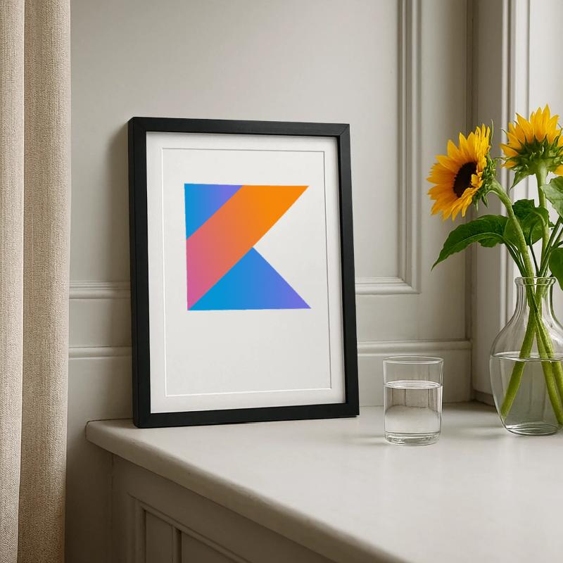 programmierer nerd computer source neu K sign pc c Gerahmtes Poster (27 × 37 cm)