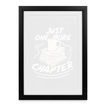 Lire les livres Livre cadeau bibliothèque - Affiche encadrée (27 × 37 cm) - noir - Devant