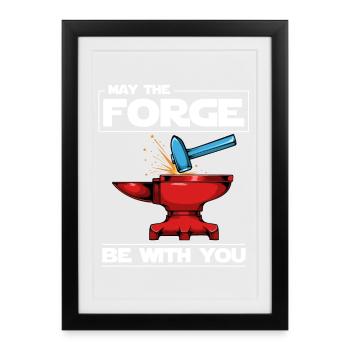 Forge Force Mashup - Framed poster (27 × 37 cm) - black - Front