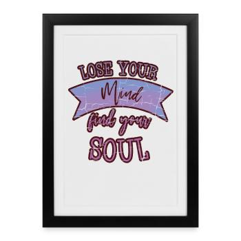 Meditation - Framed poster (27 × 37 cm) - black - Front
