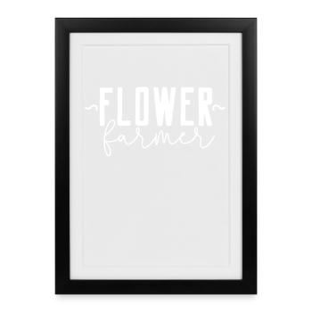 Gardener Nursery - Framed poster (27 × 37 cm) - black - Front