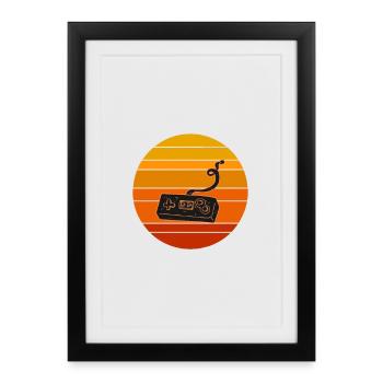 Gaming Gamer - Affiche encadrée (27 × 37 cm) - noir - Devant