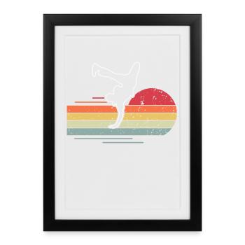Breakdance - Affiche encadrée (27 × 37 cm) - noir - Devant