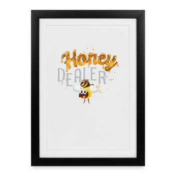 Honey Dealer - Affiche encadrée (27 × 37 cm) - noir - Devant