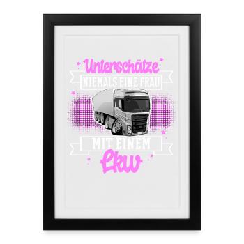TRUCK DRIVER - Framed poster (27 × 37 cm) - black - Front