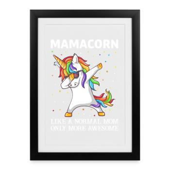 Mamacorn - Framed poster (27 × 37 cm) - black - Front